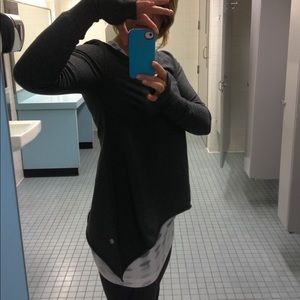 Lululemon rehearsal sweatshirt, heathered blue